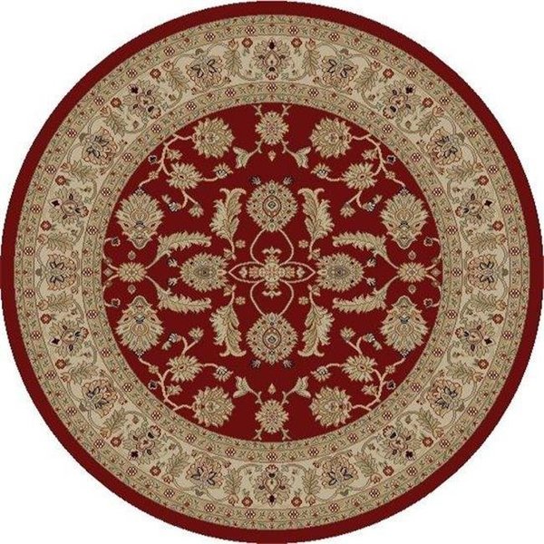 Concord Global Trading Concord Global 44400 5 ft. 3 in. Jewel Antep - Round; Red 44400